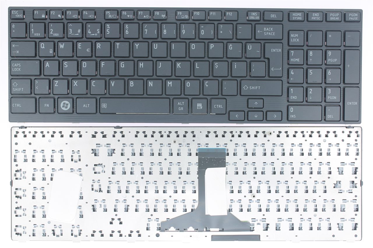 Toshiba Satelitte A660, A665, P750, A660D, P750 Siyah Notebook Klavye