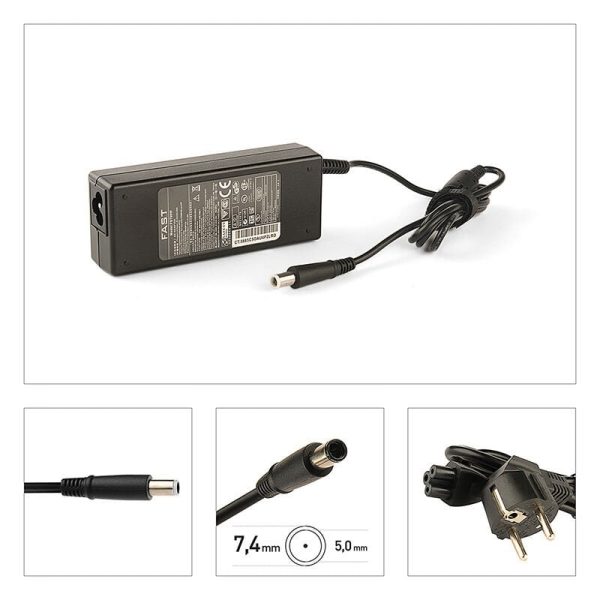 CMADP122 HP 19V, 4,74A 7.4*5.0mm UYUMLU NOTEBOOK ADAPTOR