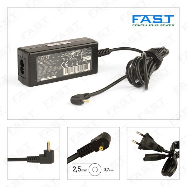 CMADP139 ASUS 19V, 2.1A 2.5*0.7mm UYUMLU NOTEBOOK ADAPTOR