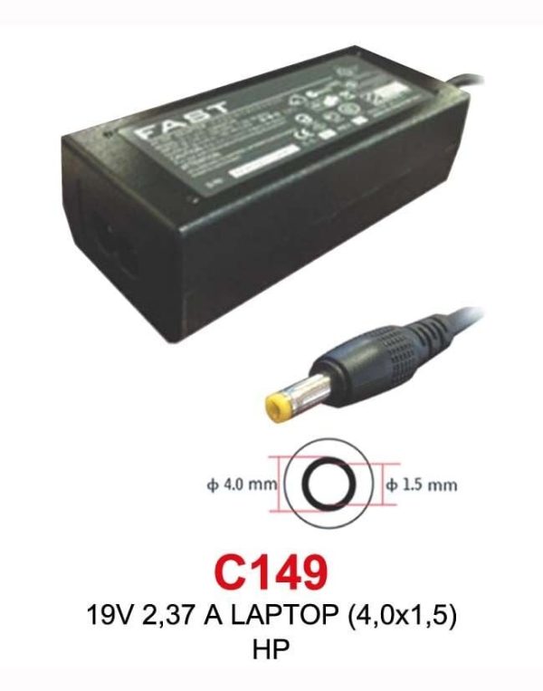 CMADP149 19.5V ,2.37A 4.0*1.5mm HP Notebook Adaptör