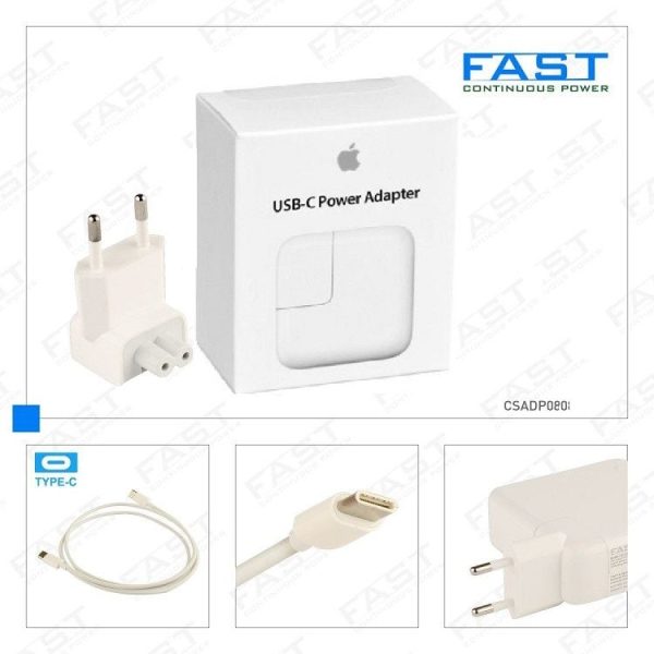 CSADP080 APPLE MACBOOK 14.5V, 2A-5.2V, 2.4A Type-C UYUMLU NOTEBOOK ADAPTOR