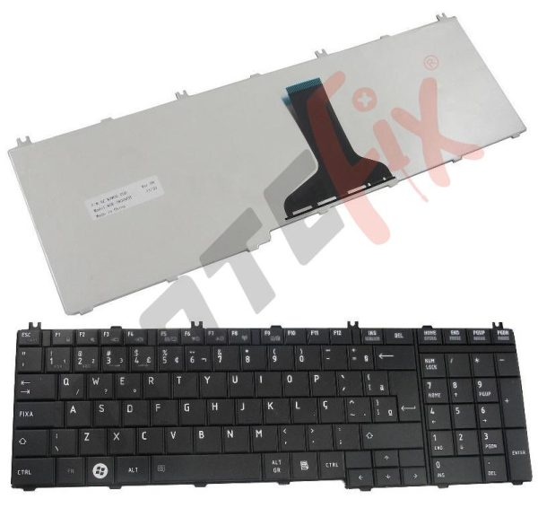 Toshiba Satellite C650, L650, L670, C655, C660, L675, L655, L750, L755, L770, L775 Siyah Notebook Klavye