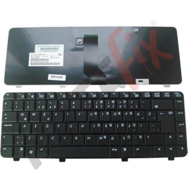 HP 500, 510, 520, 530, Compaq Presario C700 Siyah Notebook Klavye