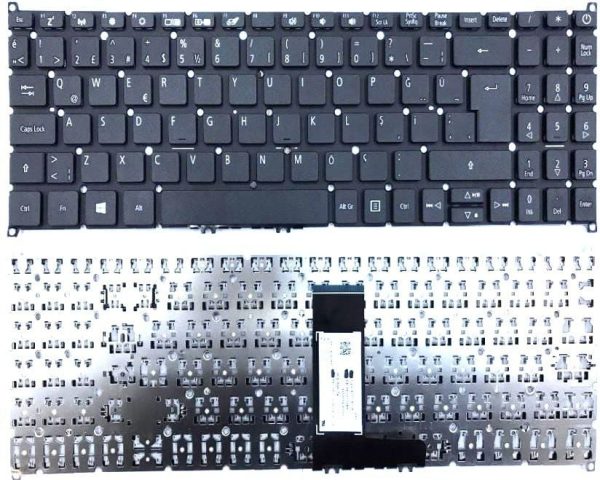 Acer Aspire 3 A315-57  Aspire 5 A515-52 Siyah Notebook Klavye