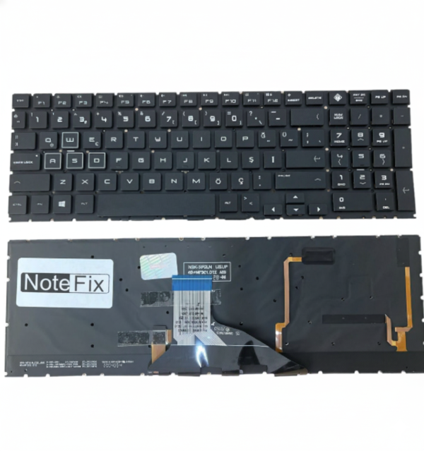 HP Omen 15-DC 15-DH RGB Işıklı Siyah Notebook Klavye
