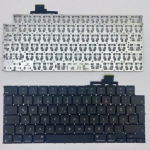 MacBook Air M2 M3 M4 Retina 13.6" A2681 A3113 A3240, M2 M3 M4 15" A2941 A3114 A3241 2023-2025 Türkçe Klavye