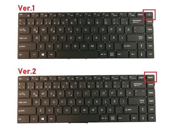 Casper C350 Notebook Klavye – Tuş Takımı / Siyah – TR – Ver.2